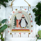 Tiny Modernist - Winter Forest Snowglobe Series - Part 1 Penguin THUMBNAIL