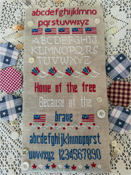 Romy's Creations - Home Of The Free Sampler THUMBNAIL