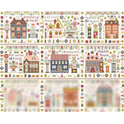 Pansy Patch Quilts and Stitchery - Houses On Stitchery Lane - 6 Thimble House SWATCH