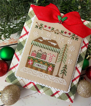 Country Cottage Needleworks - Christmas Market - Christmas Candy Stand MAIN