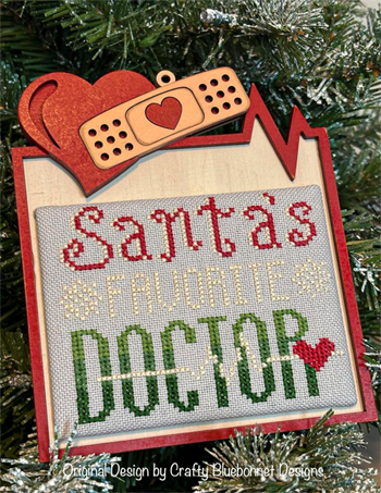 Crafty Bluebonnet Designs - Santa's Favorite Doctor MAIN