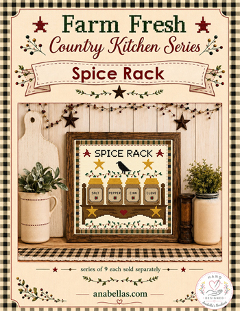 Anabella's - Farm Fresh Country Kitchen Series - Spice Rack MAIN