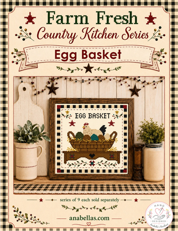 Anabella's - Farm Fresh Country Kitchen Series - Egg Basket MAIN