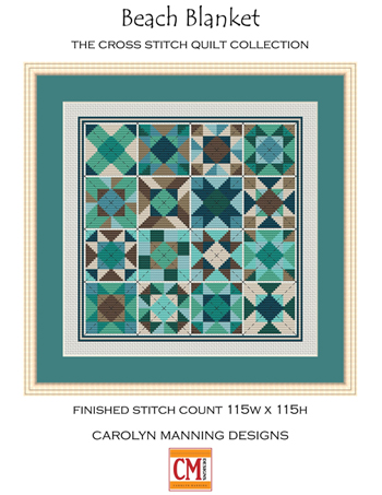 Carolyn Manning Designs - Cross Stitch Quilt Collection - Beach Blanket MAIN
