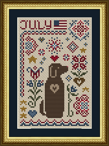 Happiness Is HeartMade - The Dog Days - July Dog #6557 MAIN