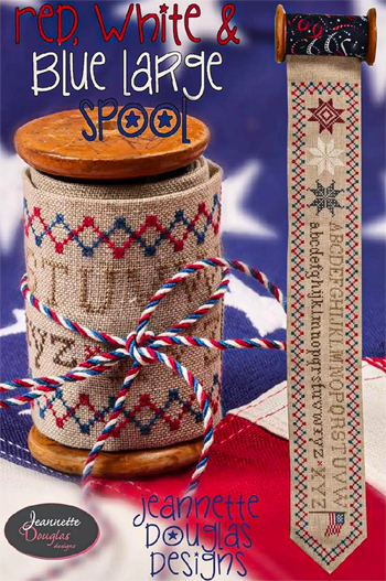 Jeannette Douglas Designs - Red, White & Blue Large Spool MAIN