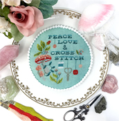 Tiny Modernist - Peace, Love & Cross Stitch THUMBNAIL