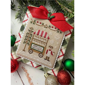 Country Cottage Needleworks - Christmas Market - Roasted Chestnut Cart SWATCH
