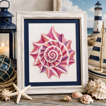 Salty Stitcher Designs - Conch Shell No. 81 MAIN