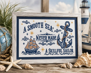 Salty Stitcher Designs - Smooth Sea No. 80 MAIN