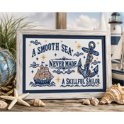 Salty Stitcher Designs - Smooth Sea No. 80 THUMBNAIL