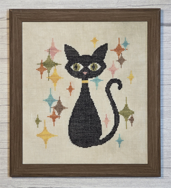 Wildflower Stitching - Samantha (Mid-Century Feline) MAIN