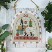 Tiny Modernist - Winter Forest Snowglobe Series - Part 3 Llama THUMBNAIL