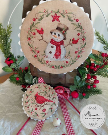 Serenita Di Campagna - Profumo Di Natale - Snowman cv298 LARGE