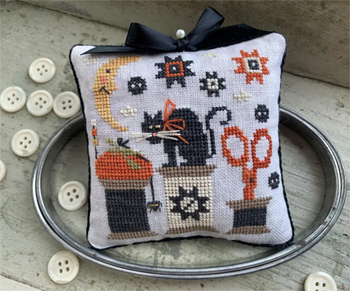 Stitches By Ethel - Halloween Spools Pinkeep MAIN