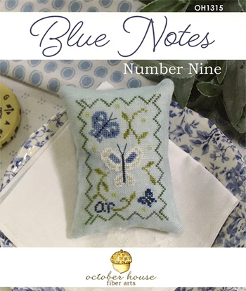 October House Fiber Arts - Blue Notes Number Nine OH1315 MAIN