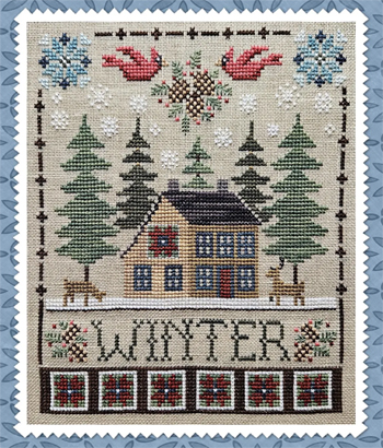 Waxing Moon Designs - Winter Saltbox #241 MAIN