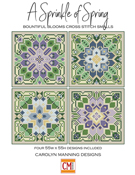 Carolyn Manning Designs - Bountiful Blooms Cross Stitch Smalls - A Sprinkle Spring THUMBNAIL