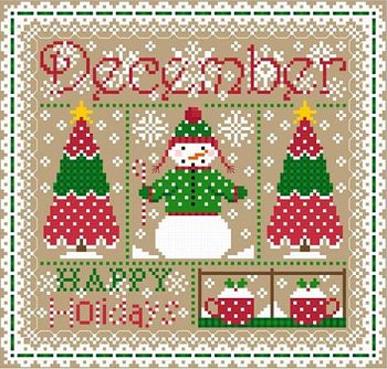 Sugar Stitches - December Sampler MAIN