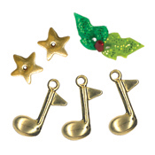 Button/Charm Pack - Heavenly Carols Ornaments (AUT26) THUMBNAIL