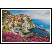 Artecy Cross Stitch - Manarola Village, Cinque Terre THUMBNAIL