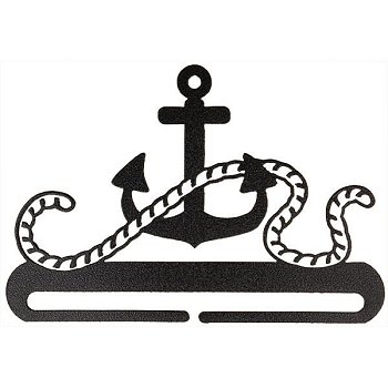 Fabric Holder - 8" Ships Anchor (Charcoal) MAIN