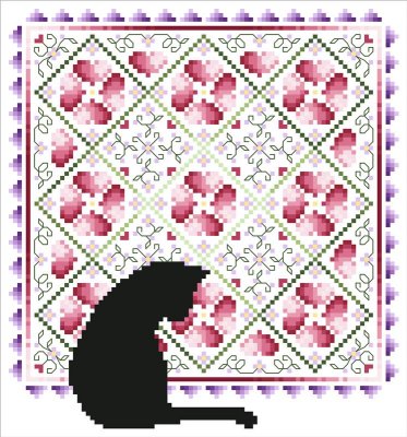 Kitty & Me Designs - Cats & Quilts - February MAIN