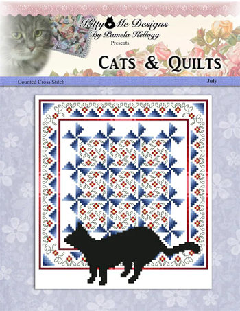 Kitty & Me Designs - Cats & Quilts - July MAIN