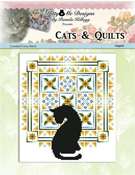 Kitty & Me Designs - Cats & Quilts - August THUMBNAIL