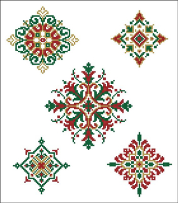 MiniCrossStitch - Geometric Medallions Christmas MAIN