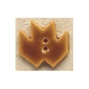 Mill Hill Button - 43049 Debbie Mumm - Gold Maple Leaf MAIN