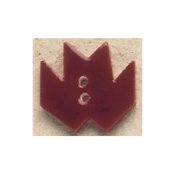 Mill Hill Button - 43051 Debbie Mumm - Red Maple Leaf MAIN