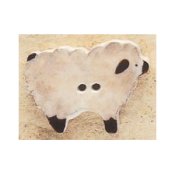 Mill Hill Button - 43119 Debbie Mumm - Sheep THUMBNAIL