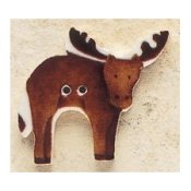 Mill Hill Button - 43124 Debbie Mumm - Moose THUMBNAIL