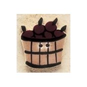 Mill Hill Button - 43155 Debbie Mumm - Apple Basket THUMBNAIL