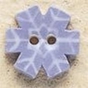 Mill Hill Button - 43166 Debbie Mumm - Medium Snowflake THUMBNAIL