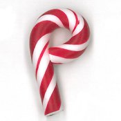 Jabco Button - 4403 Candy Cane THUMBNAIL