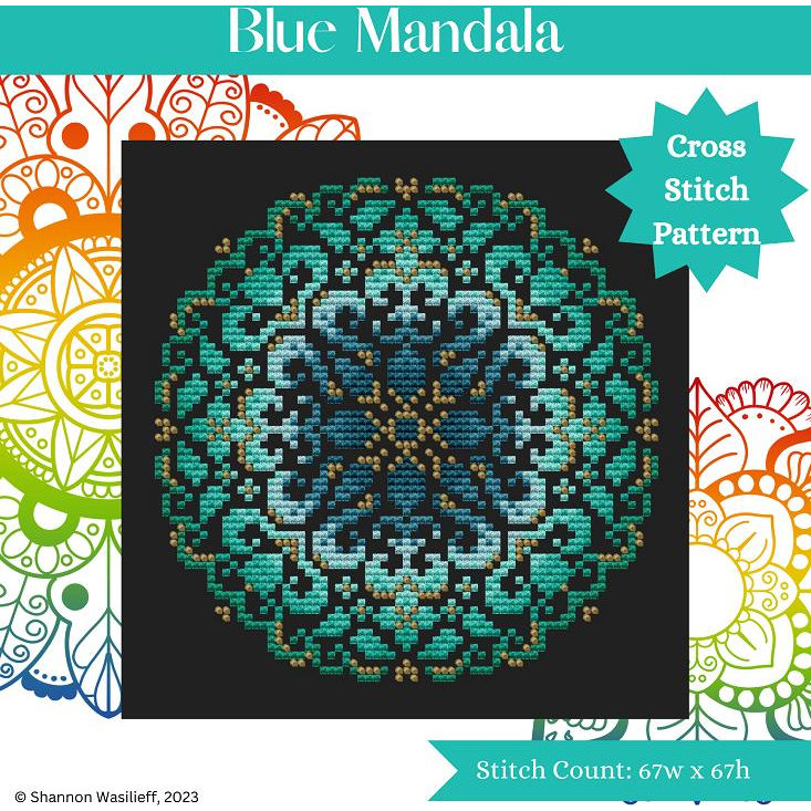 Shannon Christine Designs - Blue Mandala THUMBNAIL