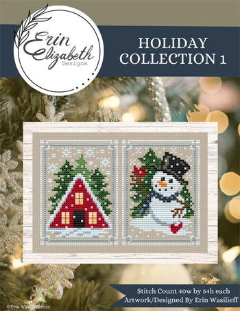 erin elizabeth designs holiday collection 1 cross stitch needlework