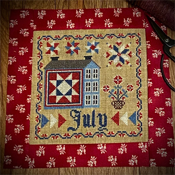 The Woolly Ewe - Patchwork Saltbox Series - July MAIN