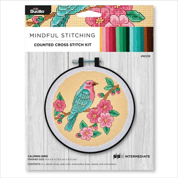 Bucilla - Mindful Stitching - Calming Bird MAIN