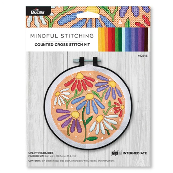 Bucilla - Mindful Stitching - Uplifting Daisies MAIN