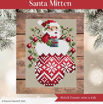 Shannon Christine Designs - Santa Mitten MAIN