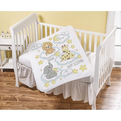 Bucilla stamped baby discount quilts