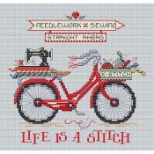 Sue Hillis Designs - Joy In The Journey Series - Life Is A Stitch THUMBNAIL
