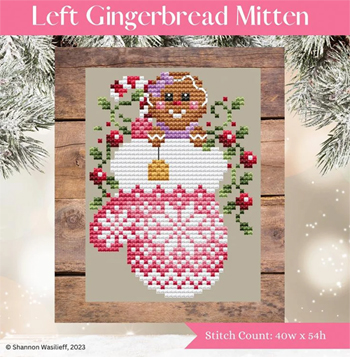 Shannon Christine Designs - Gingerbread Mitten - Left MAIN