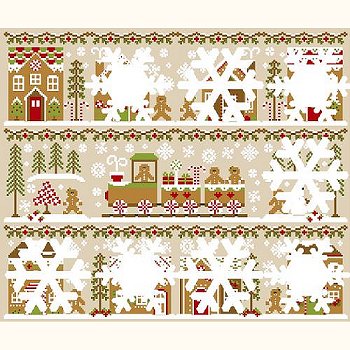 Country Cottage Needleworks - Gingerbread Village #3 - Gingerbread House 1 MAIN