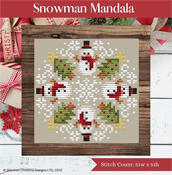 Shannon Christine Designs - Snowman Mandala THUMBNAIL