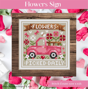 Shannon Christine Designs - Flowers Sign MAIN