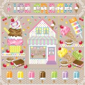 Sugar Stitches - Ice Cream Shoppe THUMBNAIL